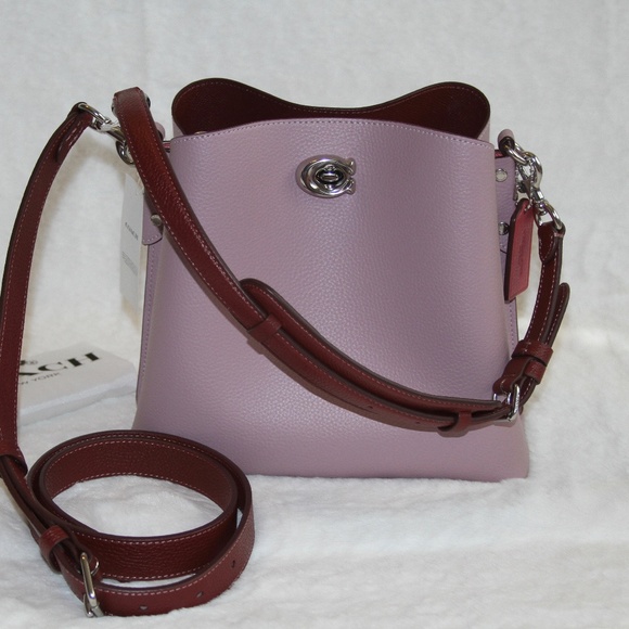 NWT COACH Willow Bucket Bag Leather Tote Purse Handbag - Picture 1 of 6